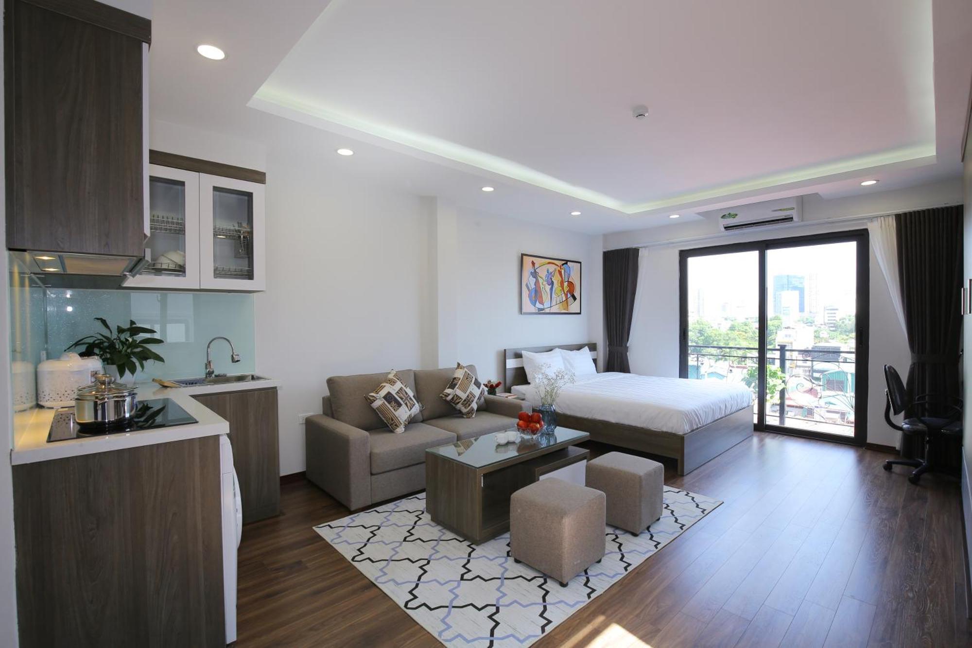 Sumitomo9 Apartments & Hotel - Alley 58 Dao Tan 河内 外观 照片